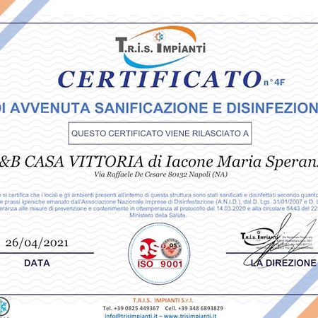 Casa Vittoria Napoli - Santa Lucia B&B 외부 사진